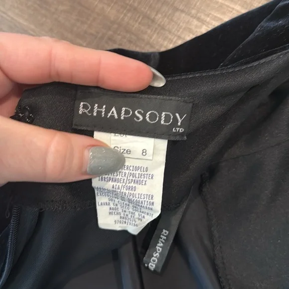 Vintage rhapsody velvet dress - Picture 4 of 6